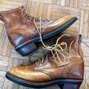 Vintage CHIPPEWA heel boots, lace up, engineer style